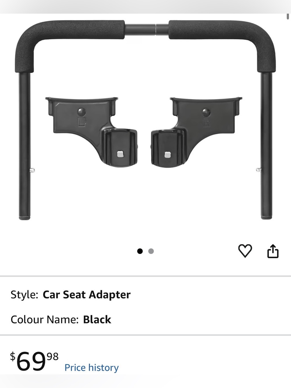 Baby Jogger Britax Car seat Adapters